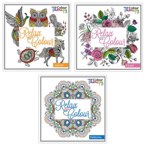 Adult Colouring Book Series 1 Stationery Wholesale