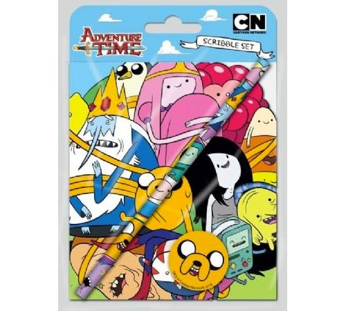 Time Scrible Adventure Time Scribble Set - Stationery Wholesale