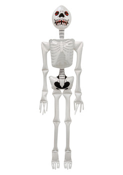 Halloween Spooky Horror Skeleton Inflatable Decoration White 183cm