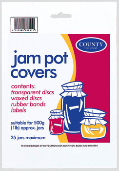 Pack of 25 Jam Pot Covers