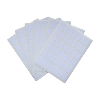Pack of 294 White 9x16mm Rectangular Labels - Adhesive Stickers Pack of 294 White 9x16mm Rectangular Labels - Adhesive Stickers