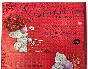 Me to You Tatty Teddy Bear - Valentines Day Card - A Valentines Day Message