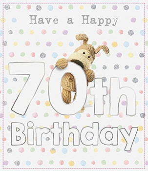 70 Today Cute Boofle 70th Happy Birthday 'Enjoy the Most' New Card