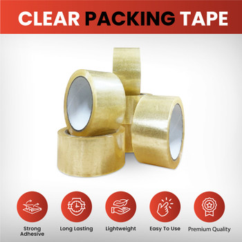 Clear Packaging Tape 48mm x 50m (45 Micron)
