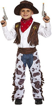 Children's Cowboy Fancy Dress Up Costume Large