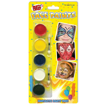 Pack of 5 Halloween Party Crazy Face Paints Pack of 5 Halloween Party Crazy Face Paints
