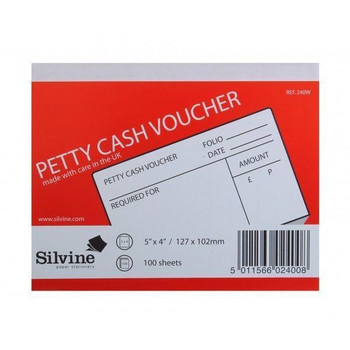 Petty Cash Pad 5"x4"