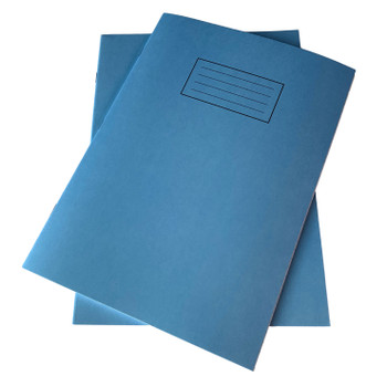 Pack of 25 Janrax A4 Blue 80 Pages Feint and Ruled Exercise Books