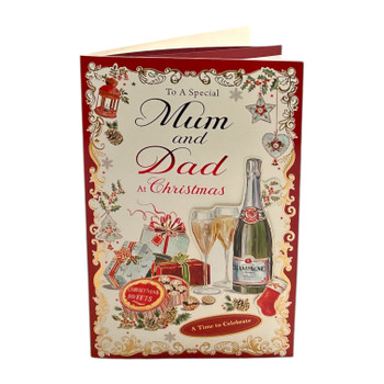 A Time to Celebrate Design To a Special Mum and Dad Christmas Card A Time to Celebrate Design To a Special Mum and Dad Christmas Card