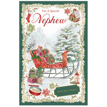 For a Special Nephew With Best Wishes Christmas Card