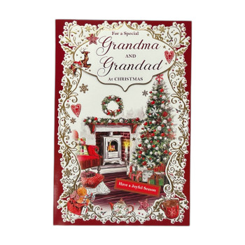 For a Special Grandma and Grandad Joyful Season Wishes Christmas Card For a Special Grandma and Grandad Joyful Season Wishes Christmas Card
