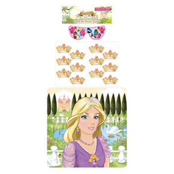 14 Pieces Stick The Crown On The Princess Party Game