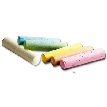 Box of 6 Jumbo Coloured Sidewalk Chalk by World of Colour