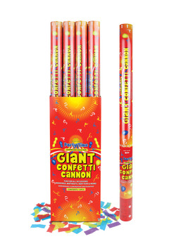 Giant Party Time Multicolour Paper Confetti Shooter (80cm) Giant Party Time Multicolour Paper Confetti Shooter (80cm)