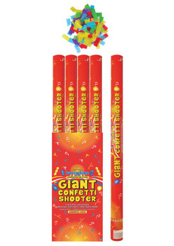 Giant Party Time Multicolour Paper Confetti Shooter (80cm) Giant Party Time Multicolour Paper Confetti Shooter (80cm)