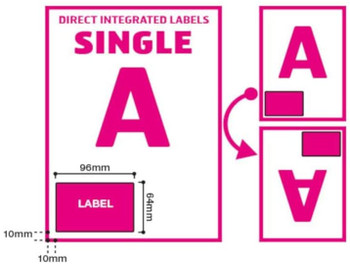 Box of 1000 A4 Direct Integrate Labels from Priory Direct