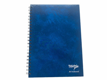 A4 Twinwire A-Z Index Notebook Cloud Cover Design {DC}