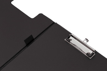 Q-Connect A4 PVC Foldover Clipboard Black