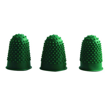 Q-Connect Thimblettes Size 0 Green (Pack of 12)