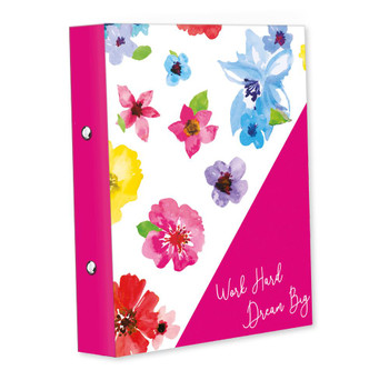 A4 Floral Burst Ringbinder