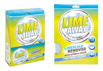 Limescale Remover Microfibre Cloth for Bathroom and Kitchen Cleaning, Dual Sided