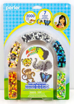 Pack of 2000 Jungle Animal Design Beads
