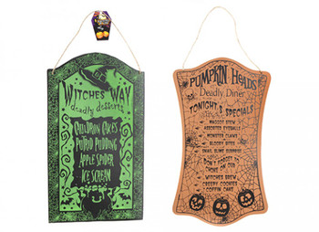 Halloween Hanging Plaque
