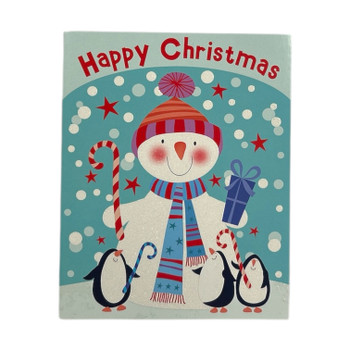 Box of 24 Snowman and Penguins Design Christmas Cards Box of 24 Snowman and Penguins Design Christmas Cards