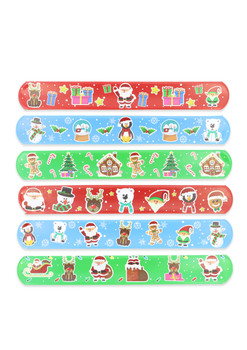 Christmas Snap Bracelet with Print Christmas Snap Bracelet with Print