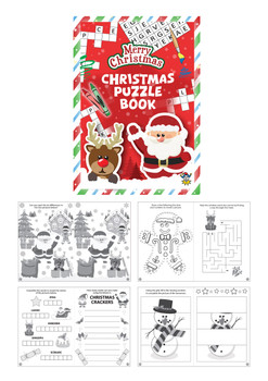Pack of 12 Mini Christmas Puzzle Books Pack of 12 Mini Christmas Puzzle Books