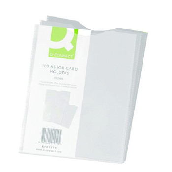 Pack of 100 A6 Polypropylene Card Holders