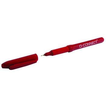 Fineliner Pen 0.4mm Red (Pack of 10) 