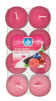 Pack of 16 Wild Berries Tea Lights