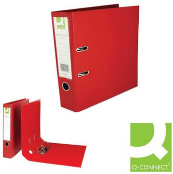 Pack of 10 70mm Polypropylene A4 Red Lever Arch Files