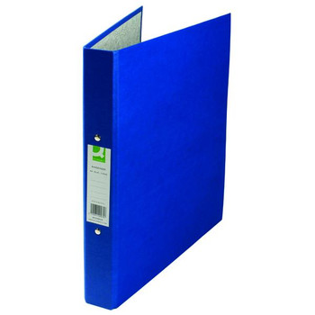 Pack of 10 A4 25mm Paper Over Board Blue 2 Ring Binders