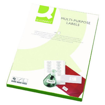 Pack of 100 Multipurpose Labels 199.6x143.5mm 2 Per Sheet White (200 Labels)