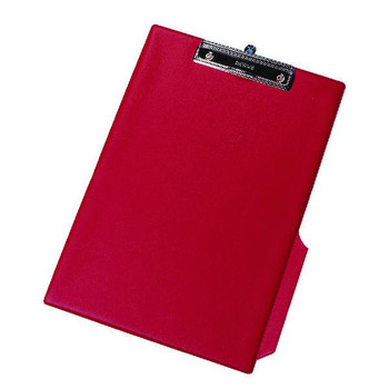 Q-Connect PVC Single Clipboard Foolscap Red KF01298