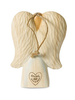 Grandmother Angel Figurine with Twine String, 4-1/2"