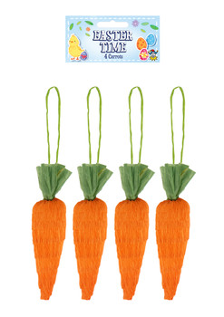 Pack of 4 8cm Easter Carrots Pack of 4 8cm Easter Carrots