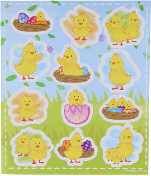 Sheet of 12 Easter Stickers Sheet of 12 Easter Stickers