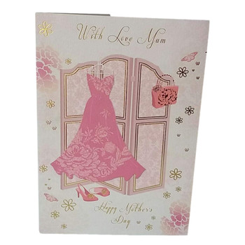 With Love Mum Happy Mother's Day card