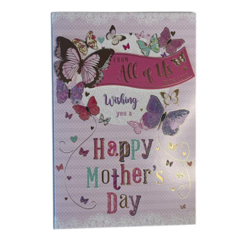 From All of Us Butterflies Design Open Mother's Day Card