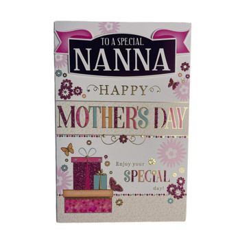 To A Special Nanna Gifts Design Mother's Day Card