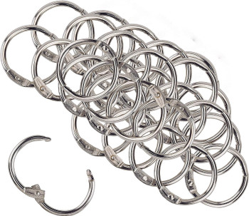 Pack of 100 Metal Binding Rings 19mm Pack of 100 Metal Binding Rings 19mm