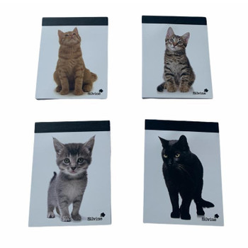 Silvine Small Cat Design Notepad