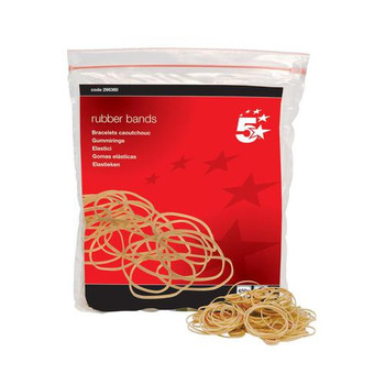 5 Star Rubber Bands No16 63x1.5mm 454g Bag