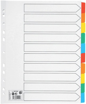 5 Star Premier Maxi A4 Multi-Coloured 10 Part Divider