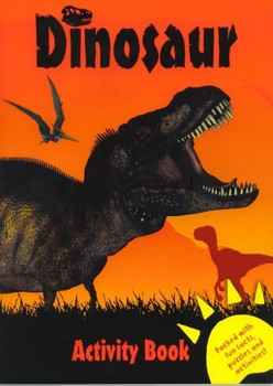 Dinosaur Activity Book Red Edition