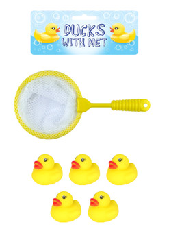 Pack of 5 Pieces Ducks with Net Pack of 5 Pieces Ducks with Net