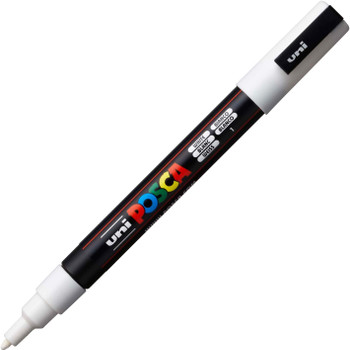 White Uni Posca Pc-3M Fine Bullet Tip Permanent Marker Pen